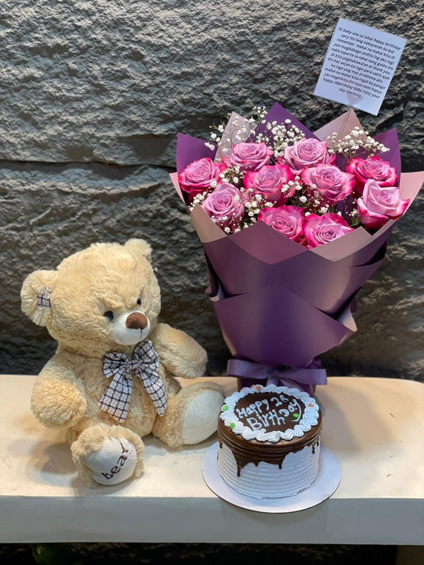 Flower & Teddy Combo 2