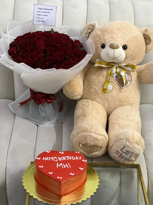 Teddy & Flower Combo 10