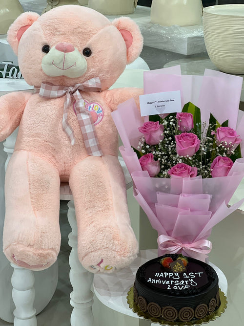Flower Teddy Combo 1