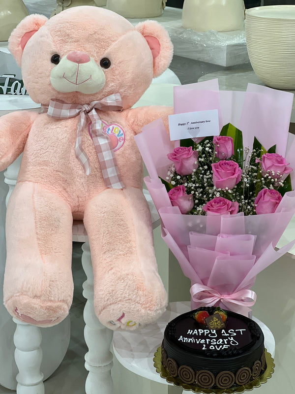 Flower Teddy Combo 1