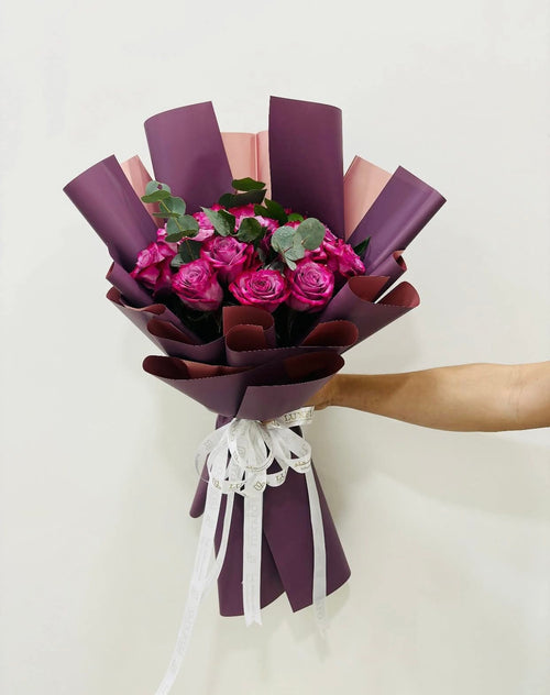 Red Intense Roses Love